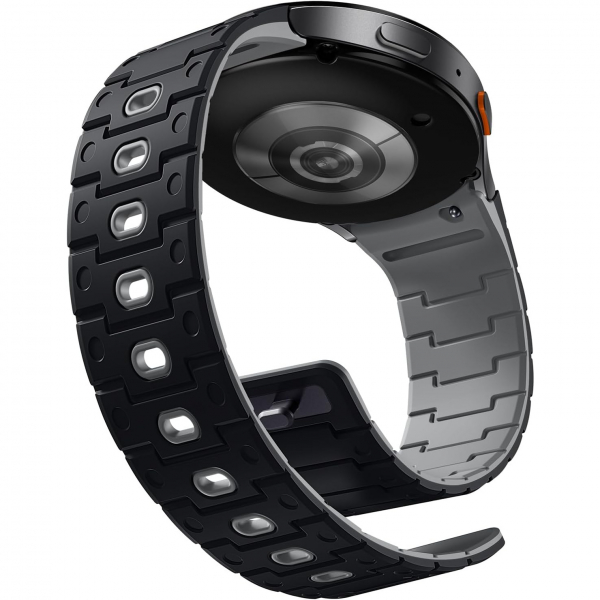 Bandletic Galaxy Watch 20mm Manyetik Silikon Kay��-Black/Gray