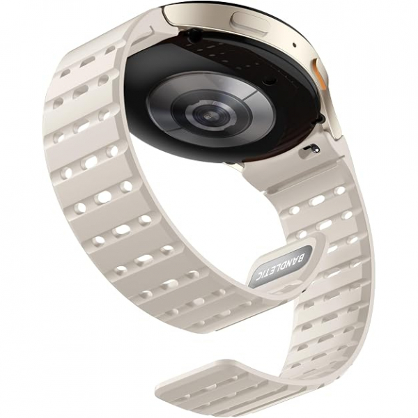 Bandletic Galaxy Watch 7 Manyetik Silikon Spor Kay��-Starlight