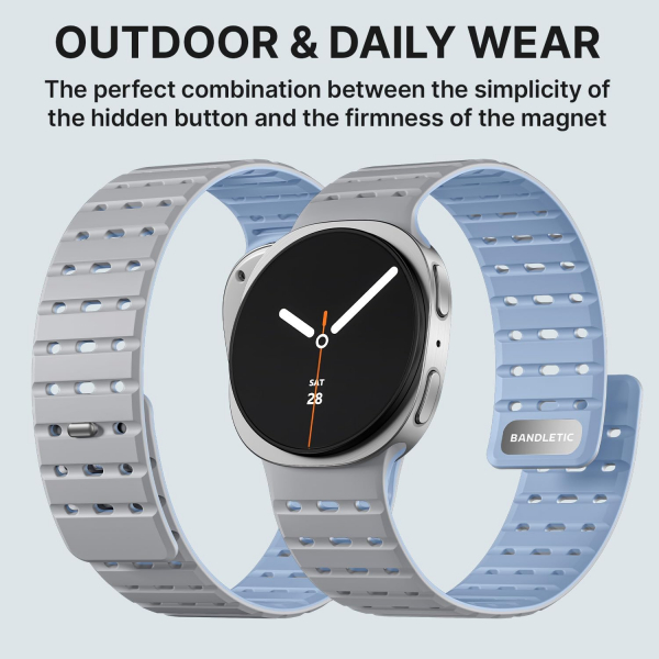 Bandletic Galaxy Watch 8 40mm Kay-Light Gray Blue