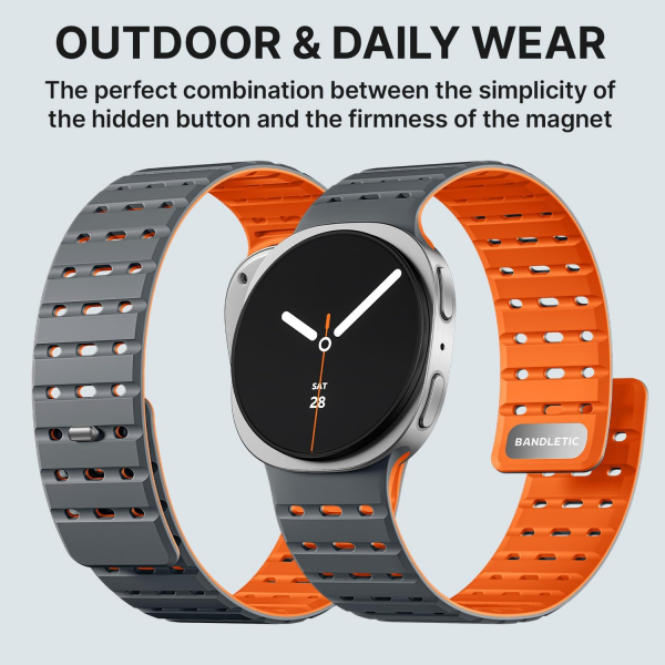 Bandletic Galaxy Watch 8 40mm Kay-Gray Orange