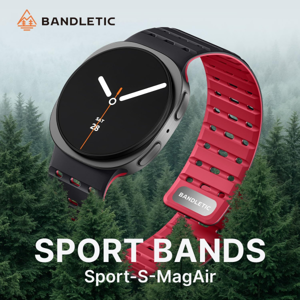 Bandletic Galaxy Watch 8 40mm Kay-Black Red