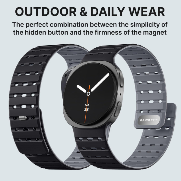 Bandletic Galaxy Watch 8 40mm Kay-Black Gray