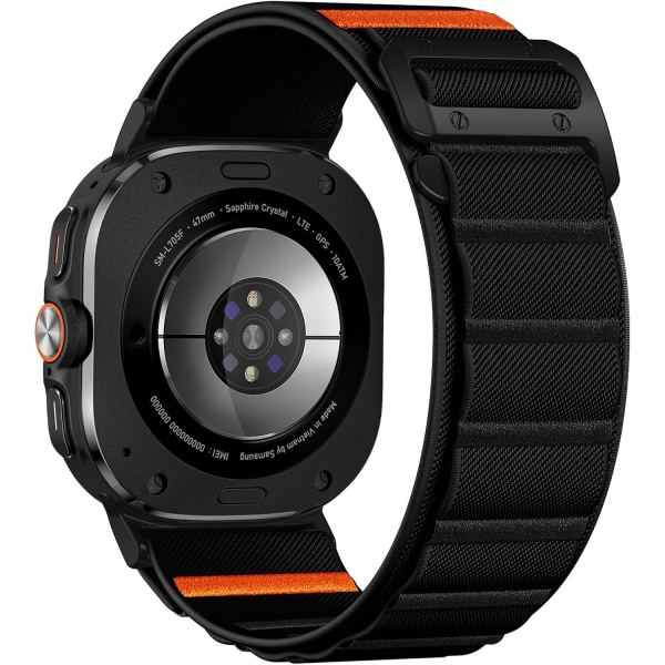 Bandletic Galaxy Watch Ultra 2/1 47mm Naylon Kay��-Black