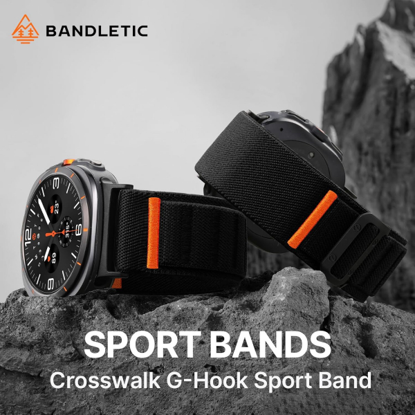 Bandletic Galaxy Watch Ultra 2/1 47mm Naylon Kay��-Black