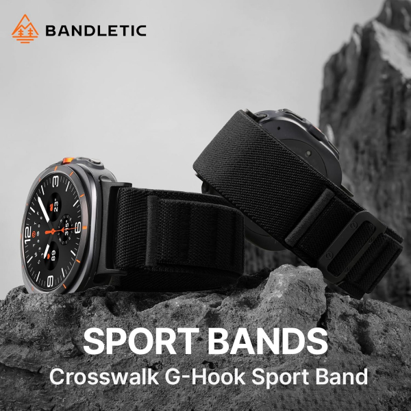 Bandletic Galaxy Watch Ultra 2/1 47mm Naylon Kay��-All Black