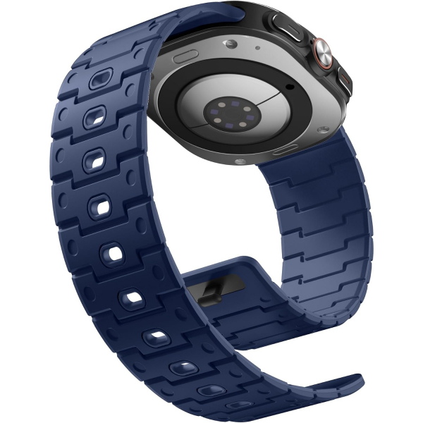 Bandletic Galaxy Watch Ultra 2/1 47mm Silikon Kay��-Navy Blue