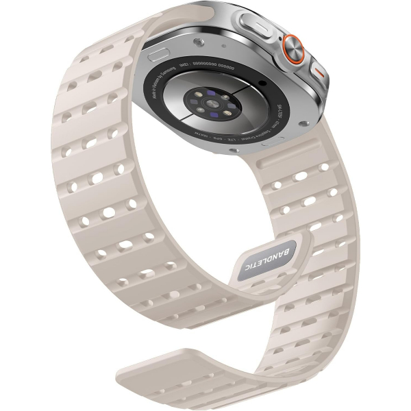 Bandletic Galaxy Watch Ultra 2 Manyetik Silikon Kay��-Starlight