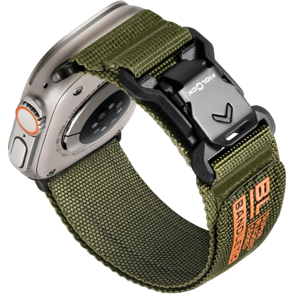 Bandletic Manyetik ��kart�labilir Naylon Kay�� 49mm (M)-Army Green