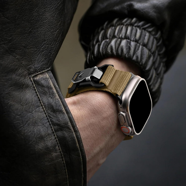Bandletic Manyetik ��kart�labilir Naylon Kay�� 49mm (M)-Tan