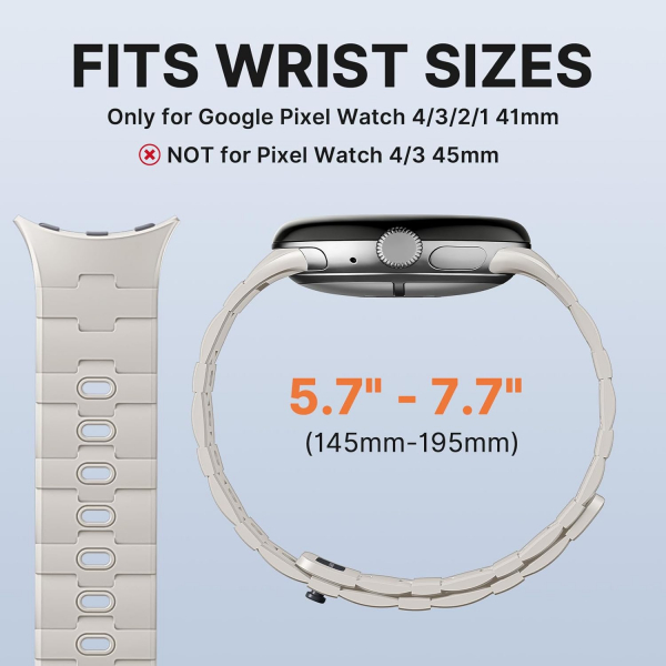 Bandletic Google Pixel Watch ile Uyumlu Silikon Kay��-Starlight