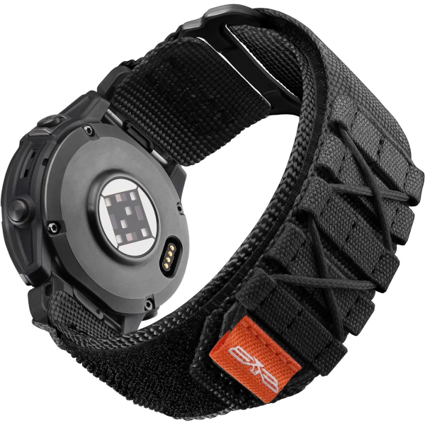 Bandletic Nylon Garmin Fenix 7/6/5 Kay -Black