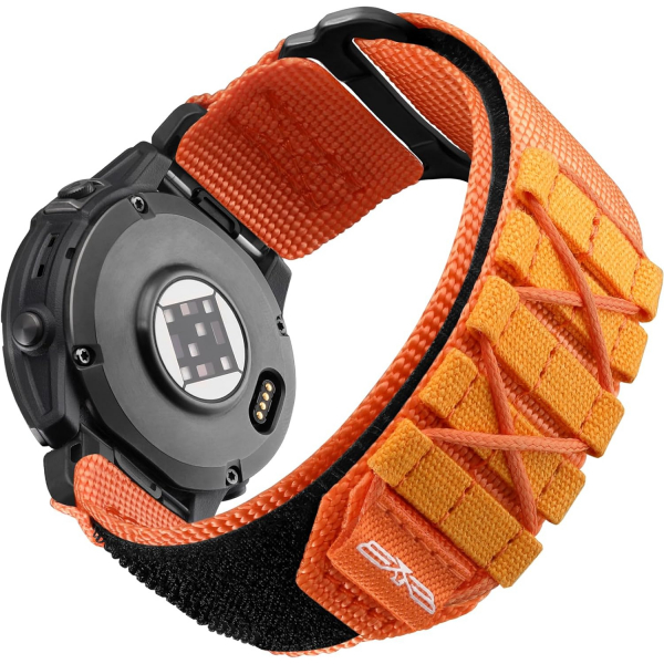 Bandletic Nylon Garmin Fenix 7/6/5 Kay -Orange