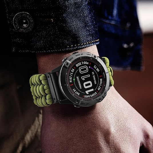 CAGOS Nylon Garmin Fenix 7X/6X/5X Kay -Army Green