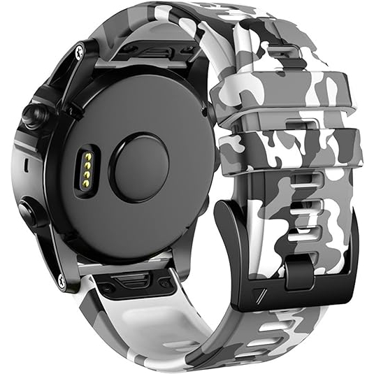 Bandkids Silikon Garmin Fenix 7/6/5 Kay -Grey