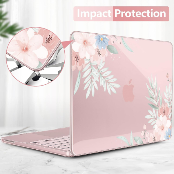 Batianda Botanical Serisi MacBook Neo Laptop K�l�f Seti-Lovely flowers