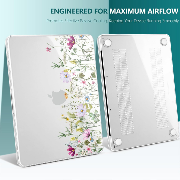 Batianda Botanical Serisi MacBook Neo Laptop K�l�f Seti-Wildflower Meadow