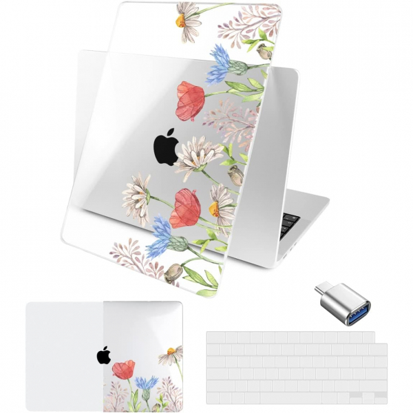 Batianda MacBook Air M4 Klf (13 in)-Flowers