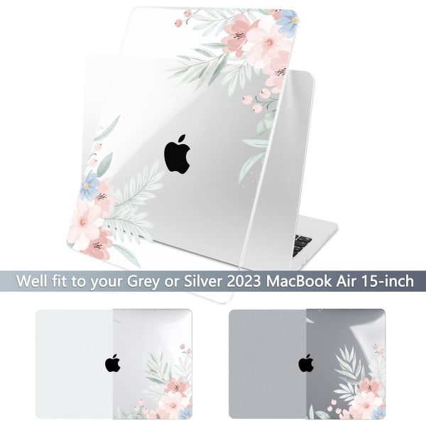 Batianda MacBook Air M4 Klf (15 in)-Watercolor Floral