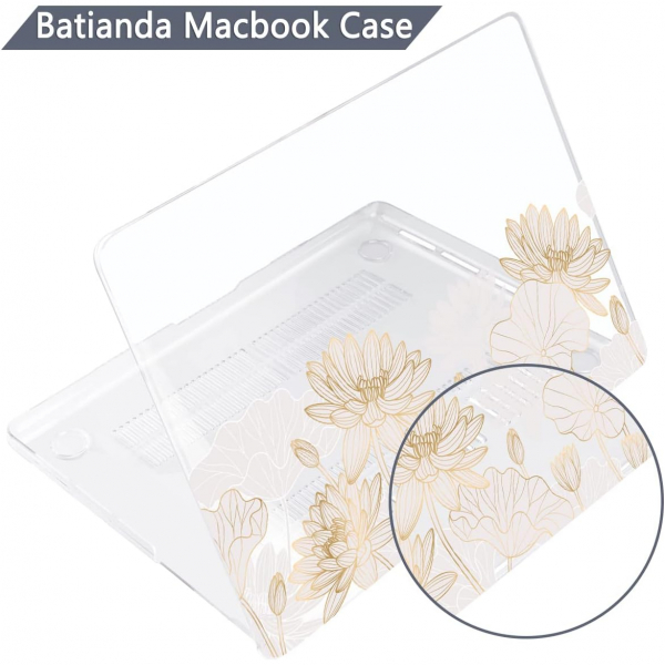 Batianda MacBook Air M4 Klf (15 in)-Gold Lotus
