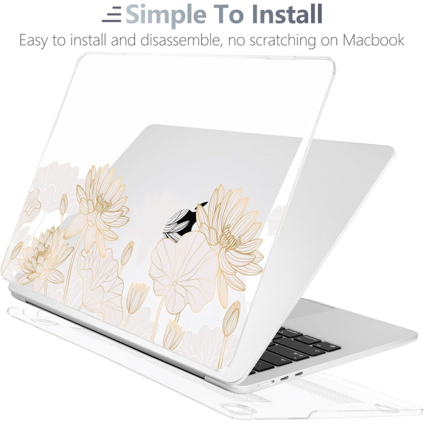 Batianda MacBook Air M4 Klf (15 in)-Gold Lotus
