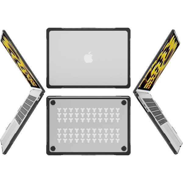 Batianda MacBook Air M4 Standl Klf (15 in)-Transparent