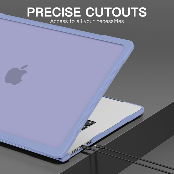 Batianda MacBook Air M4 Standl Klf (15 in)-Lavender Grey