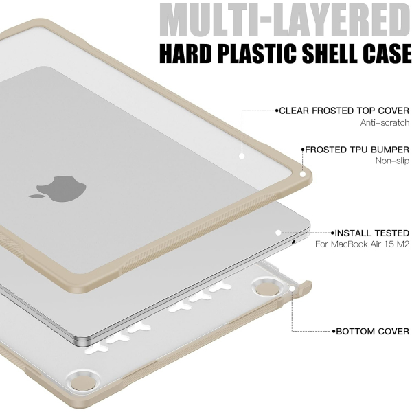 Batianda MacBook Air M4 Standl Klf (15 in)-Khaki