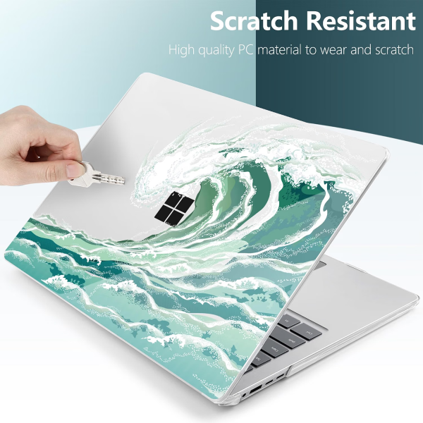 Batianda Microsoft Surface Laptop K�l�f Seti (13.8 in�)-Wave 