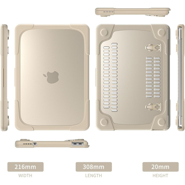 Batianda Standl� MacBook Neo Laptop K�l�f Seti-Rock Gray