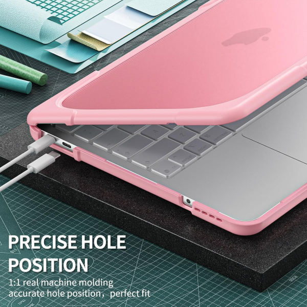 Batianda Standl� MacBook Neo Laptop K�l�f Seti-Blush
