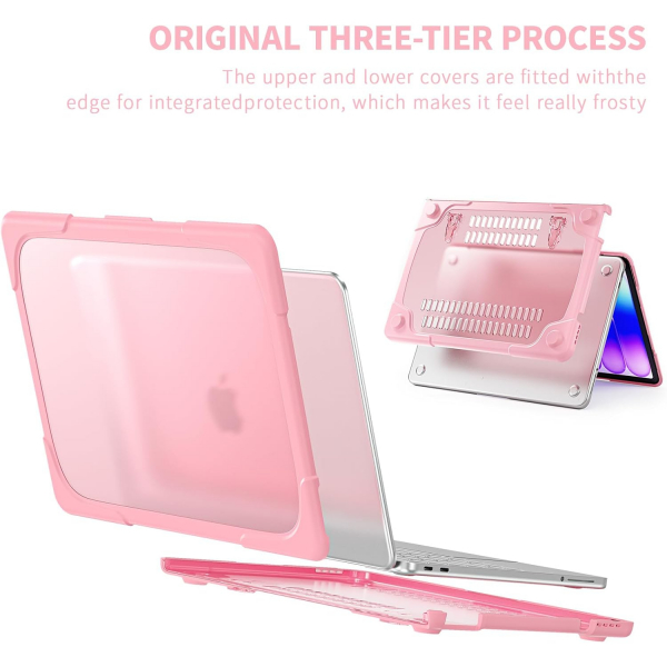 Batianda Standl� MacBook Neo Laptop K�l�f Seti-Blush