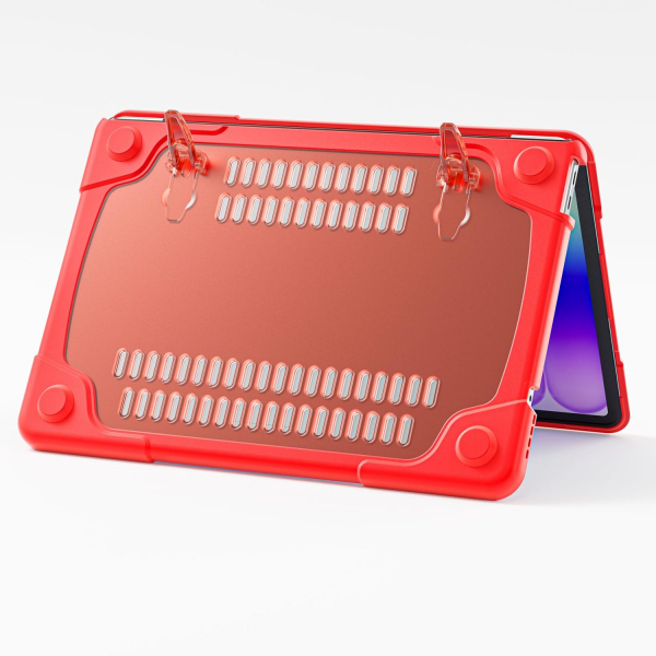 Batianda Standl� MacBook Neo Laptop K�l�f Seti-Red