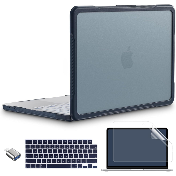 Batianda Ultimate Slim MacBook Neo Laptop K�l�f Seti-Indigo