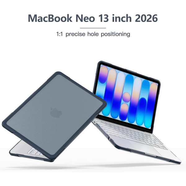 Batianda Ultimate Slim MacBook Neo Laptop K�l�f Seti-Indigo