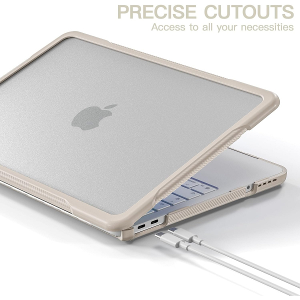 Batianda Ultimate Slim MacBook Neo Laptop K�l�f Seti-Light Beige