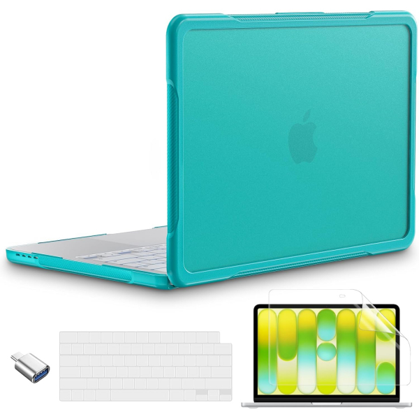 Batianda Ultimate Slim MacBook Neo Laptop K�l�f Seti-Light Blue