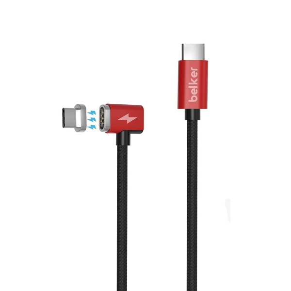 Belker MacBook Pro MagSafe Manyetik USB C to USB C Balants-Red