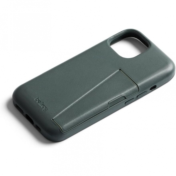 Bellroy Apple iPhone 15 Czdan Deri Klf-Everglade