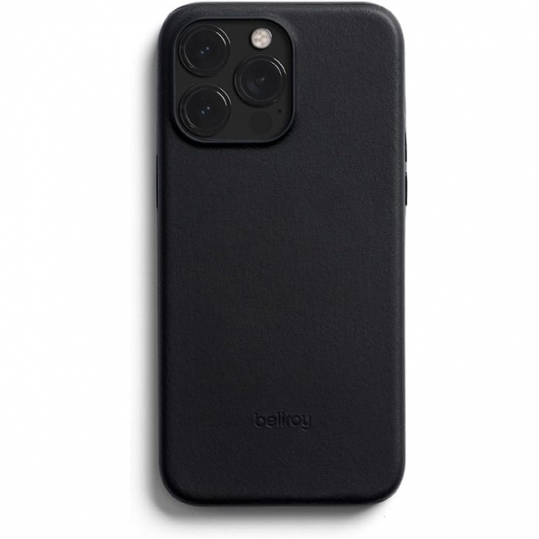 Bellroy Apple iPhone 15 Pro Max Deri Klf-Black