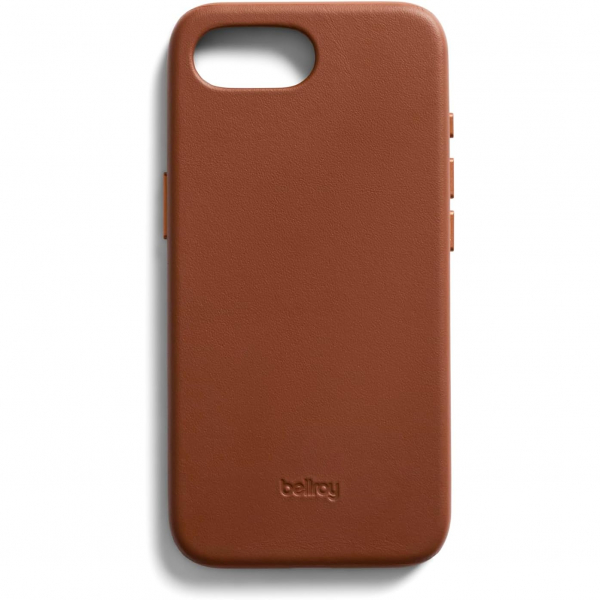 Bellroy Apple iPhone 16e Deri Klf-Sienna