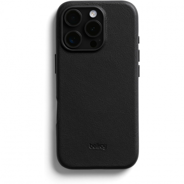 Bellroy Apple iPhone 16 Pro Deri Klf-Black 