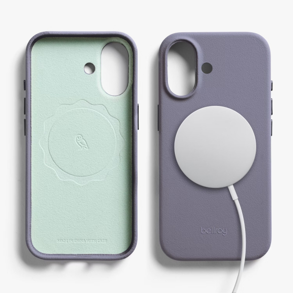 Bellroy Apple iPhone 17 Deri Klf-Lilac Haze