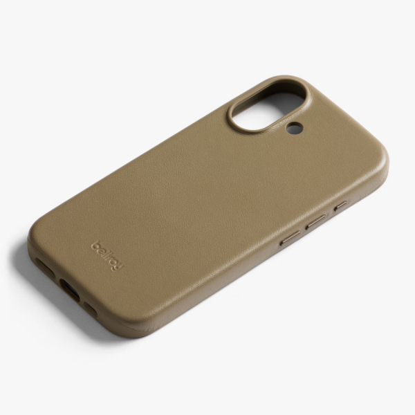 Bellroy Apple iPhone 17 Deri Klf-Khaki