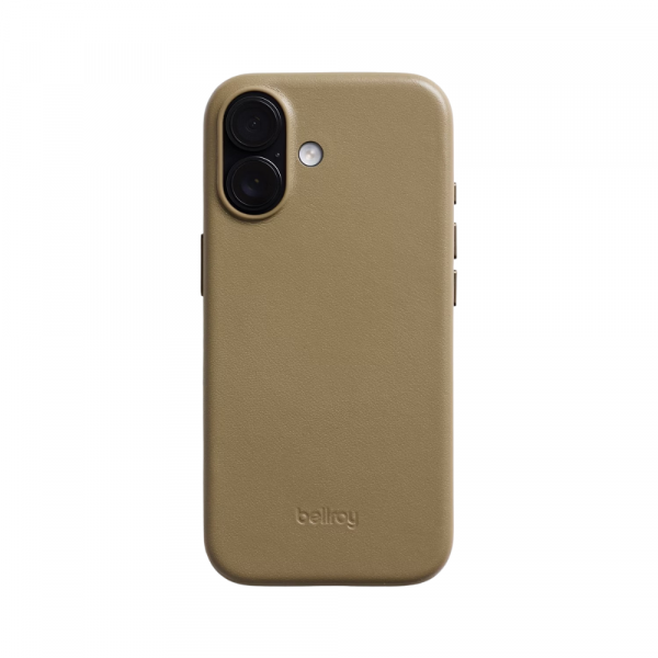 Bellroy Apple iPhone 17 Deri Klf-Khaki