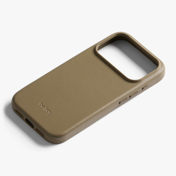 Bellroy Apple iPhone 17 Pro Deri Klf-Khaki