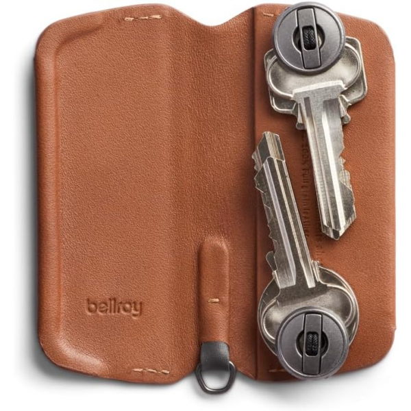 Bellroy Deri Anahtar Dzenleyici Plus-Caramel