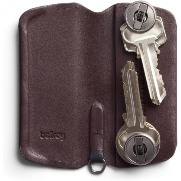 Bellroy Deri Anahtar Dzenleyici Plus-DeepPlum