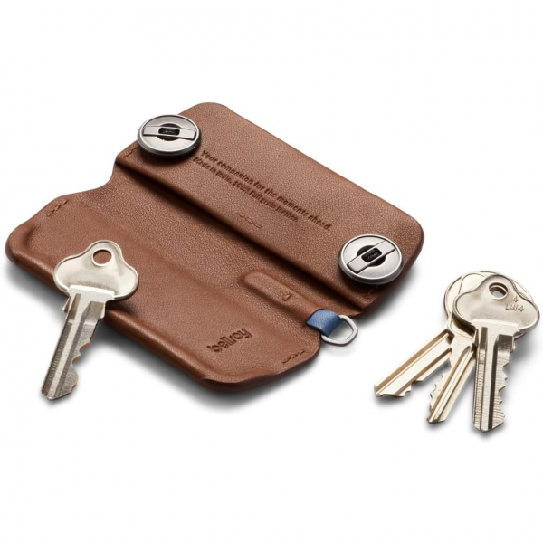 Bellroy Deri Anahtar Dzenleyici Plus-Hazelnut