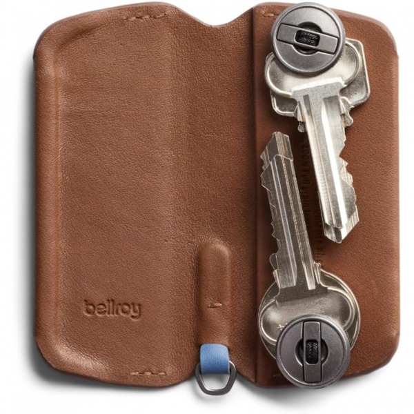 Bellroy Deri Anahtar Dzenleyici Plus-Hazelnut