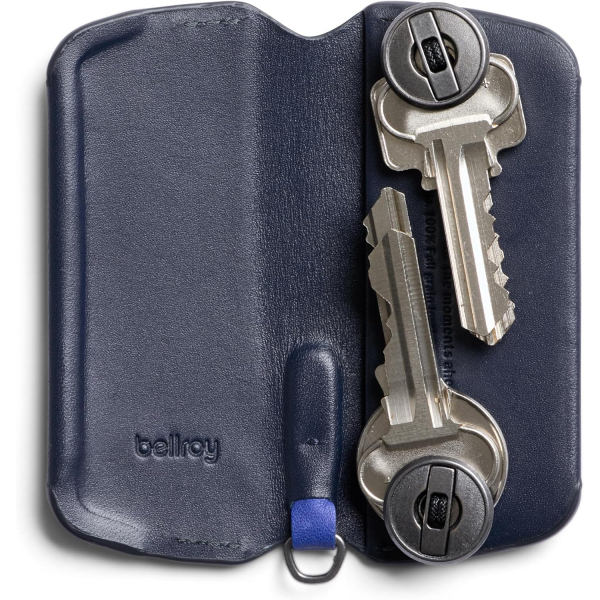 Bellroy Deri Anahtar Dzenleyici Plus-Navy